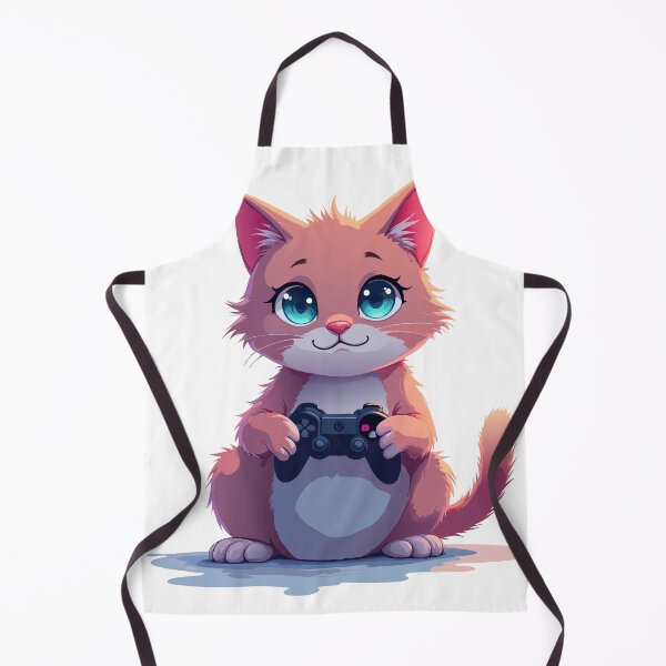 Item preview, Cute Gamer Cat | Funny Controller Kitty designed and sold by NovaProArt.