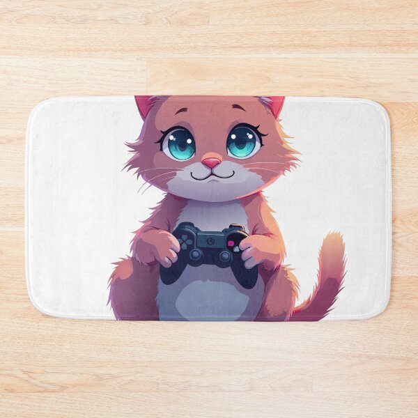 Item preview, Cute Gamer Cat | Funny Controller Kitty designed and sold by NovaProArt.