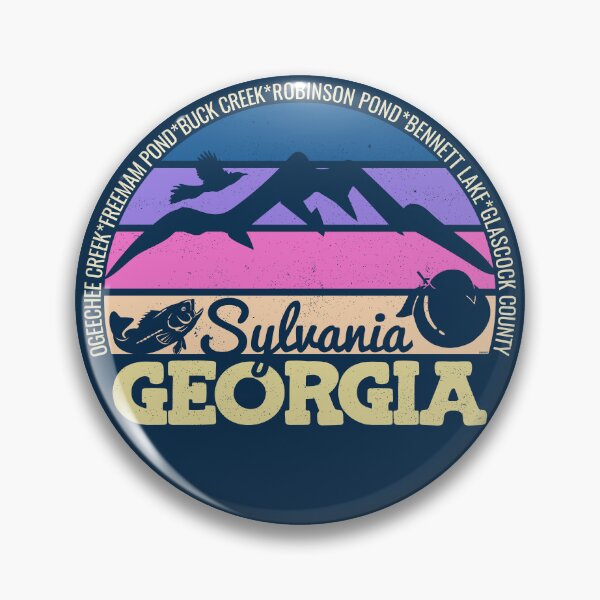 Item preview, Sylvania Georgia Sunset Retro Vintage Local Pride Logo designed and sold by CRHPOD20.