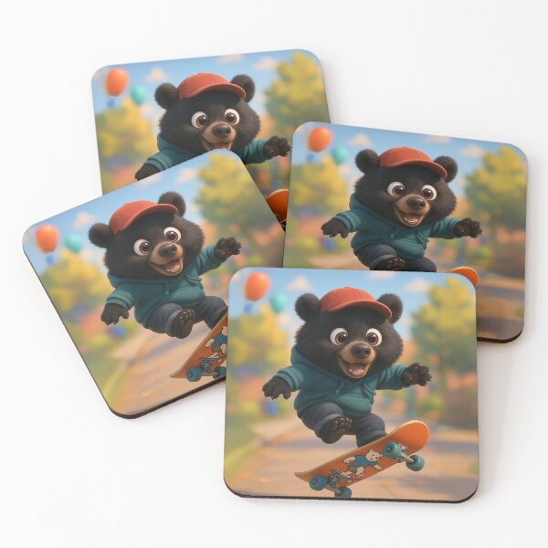 Item preview, Skater North American Black Bear designed and sold by Sillytoe.
