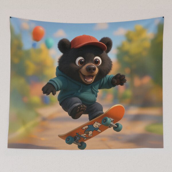 Item preview, Skater North American Black Bear designed and sold by Sillytoe.