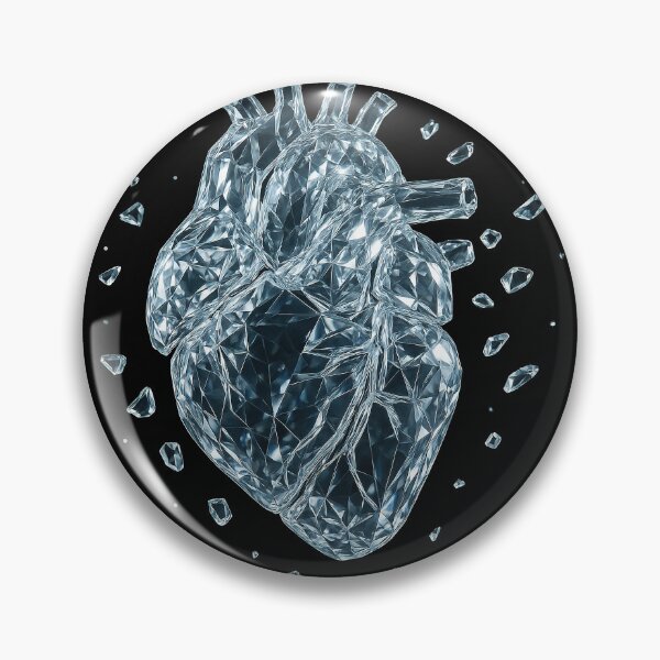 Item preview, Crystal Heart of Light – Shattered Beauty in Ethereal Bloom designed and sold by Philipe3d.