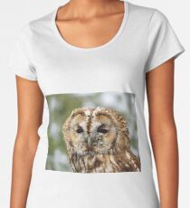 Cute Tawny Owl Women's Premium T-Shirt