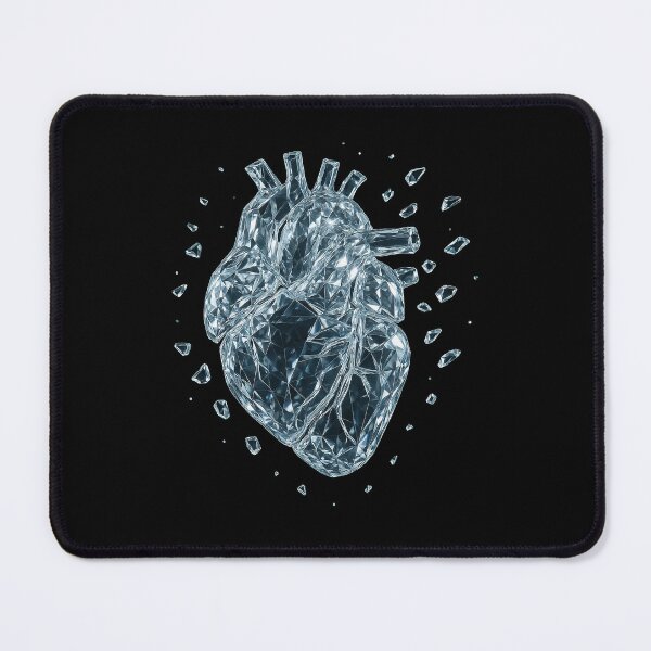 Item preview, Crystal Heart of Light – Shattered Beauty in Ethereal Bloom designed and sold by Philipe3d.