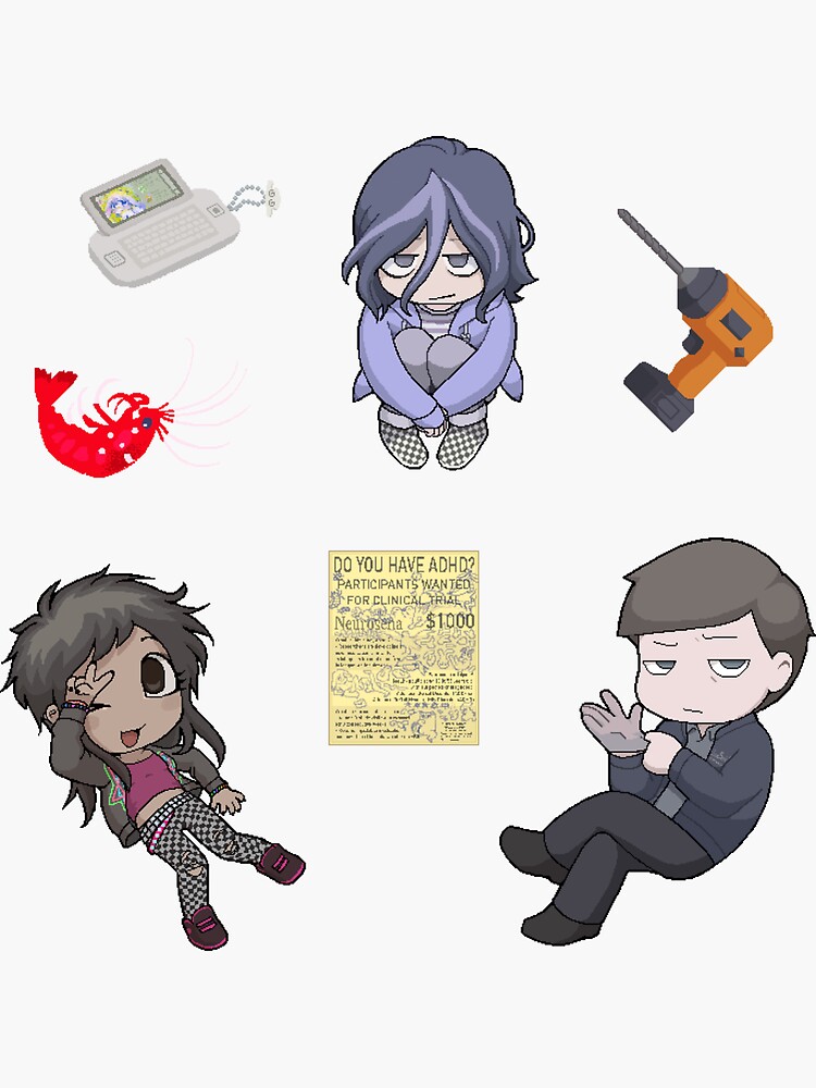 Thumbnail 3 of 3, Sticker, Clinical Trial Sheet (Read description) designed and sold by homies-house.