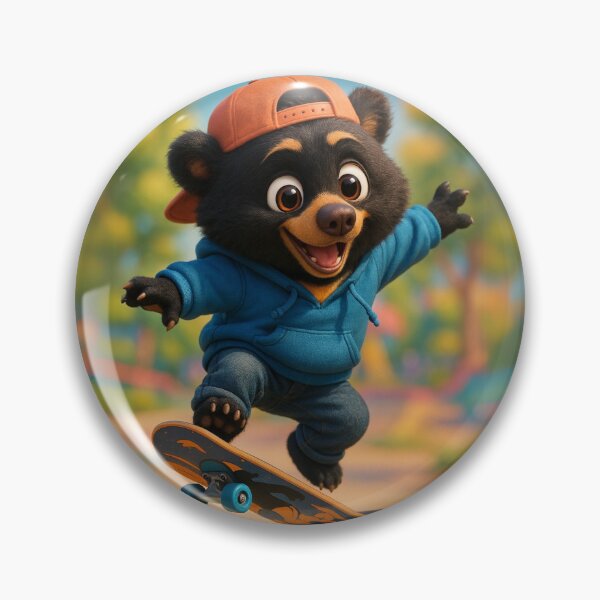 Item preview, Skater Sun Bear designed and sold by Sillytoe.