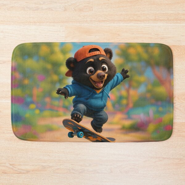 Item preview, Skater Sun Bear designed and sold by Sillytoe.