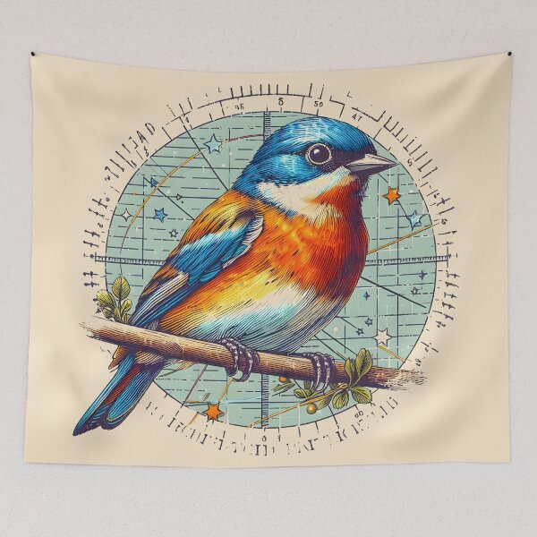 Item preview, Painted Bunting 9 designed and sold by theAVIARY7.
