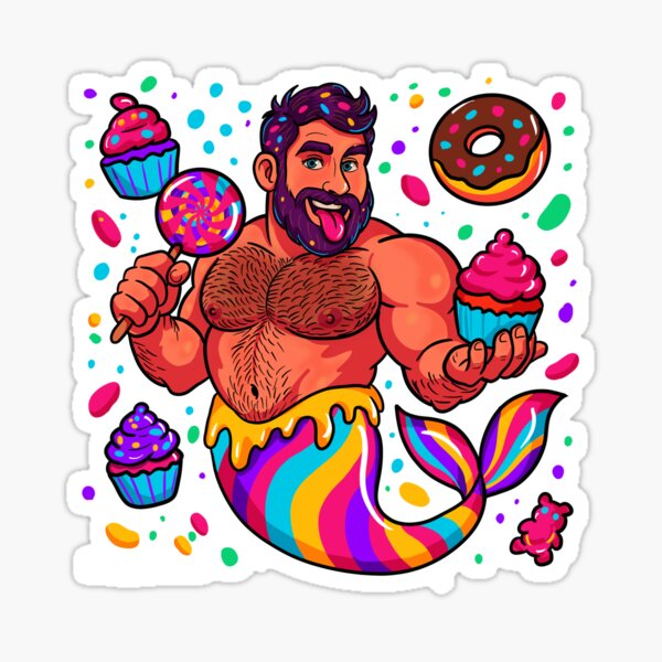 Vista previa del artículo con la obra «Sweet Treat Triton», diseñado y vendido por AlexSketchArt.