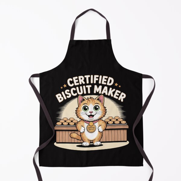 Item preview, Certified Biscuit Maker – Kitty Biscuits Bakery designed and sold by Slavicsoul.
