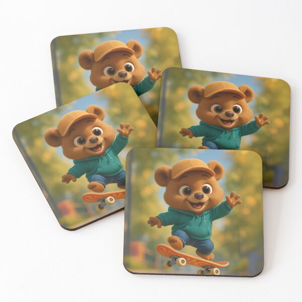 Item preview, Skater Bear designed and sold by Sillytoe.
