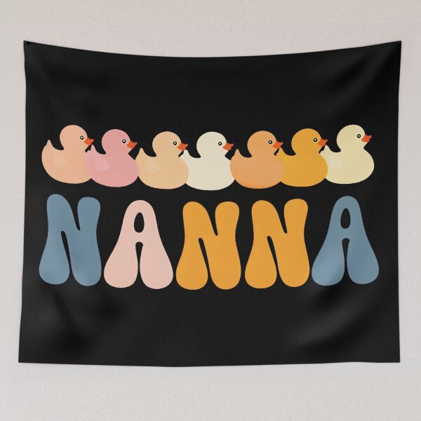 Item preview, Cute Rubber Ducks Nanna T-Shirt, Grandmother Gift, Fun Quirky Design, Colorful Grandparent Apparel designed and sold by TeeTimeTreasure.