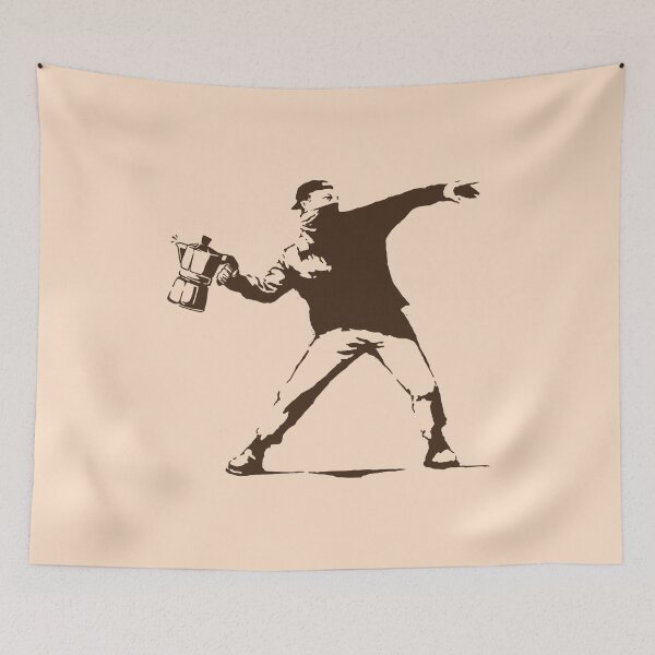 Item preview, Flower Thrower Coffee Molotov by Tobe Fonseca designed and sold by Tobe Fonseca®.