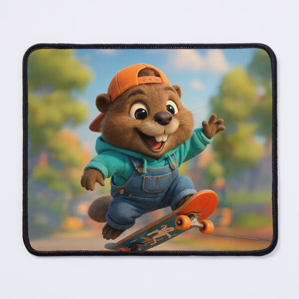 Item preview, Skater Mountain Beaver designed and sold by Sillytoe.