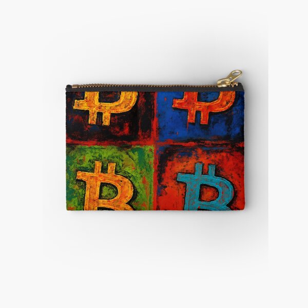 Item preview, Bitcoin Pop Rebellion – 2x2 Crypto Icons designed and sold by oneof21million.