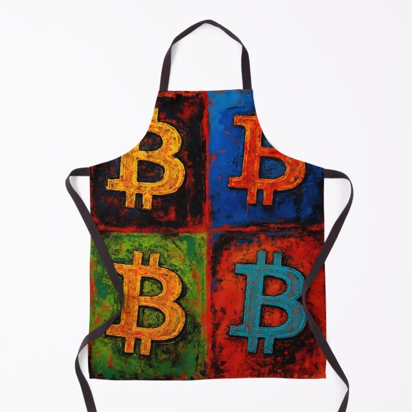 Item preview, Bitcoin Pop Rebellion – 2x2 Crypto Icons designed and sold by oneof21million.