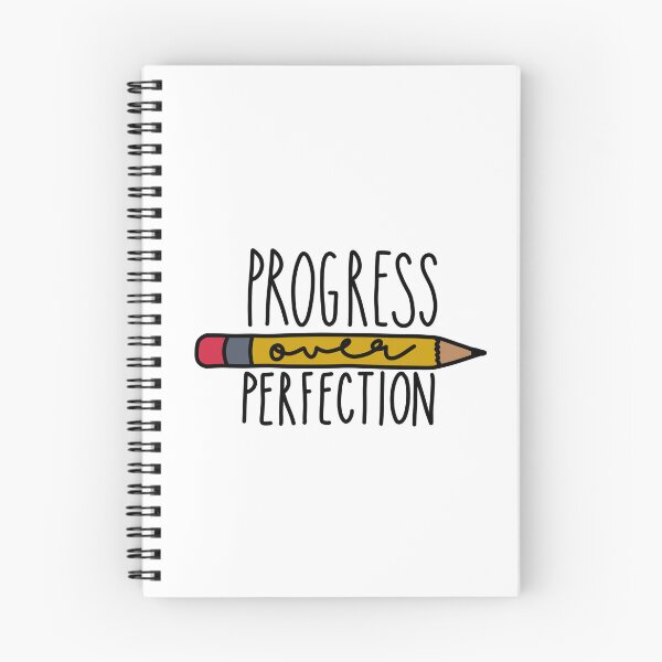 Item preview, Progress Over Perfection Pencil Sticker – Motivational Stationery designed and sold by Doctor Michaela.