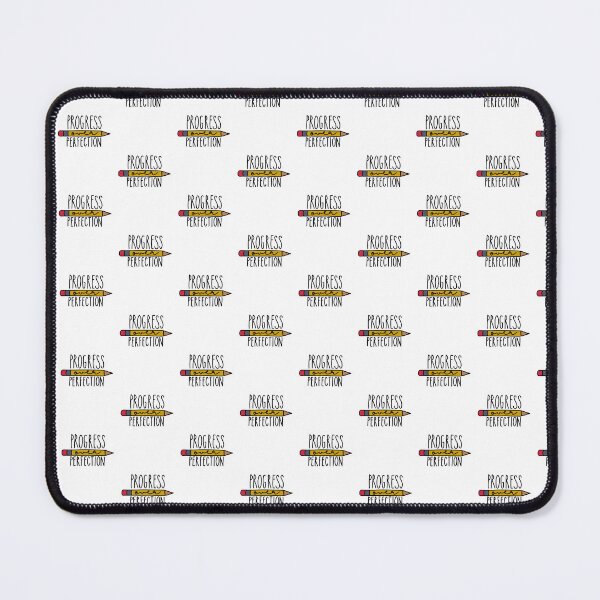 Item preview, Progress Over Perfection Pencil Sticker – Motivational Stationery designed and sold by Doctor Michaela.