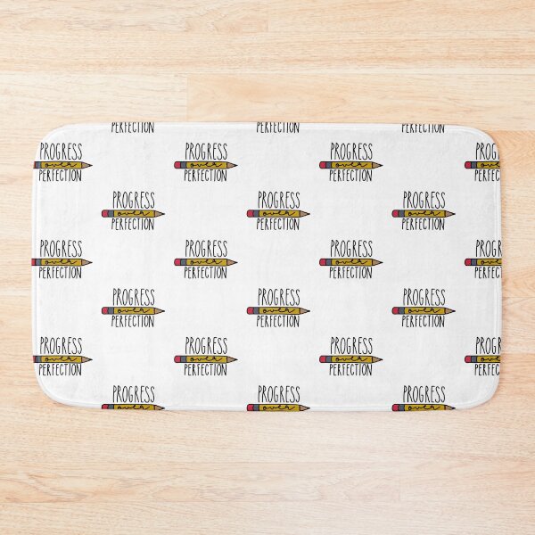 Item preview, Progress Over Perfection Pencil Sticker – Motivational Stationery designed and sold by Doctor Michaela.