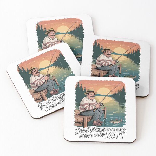 Item preview, Good Things Come to Those Who Bait - Funny Fishing Design designed and sold by e-milka.