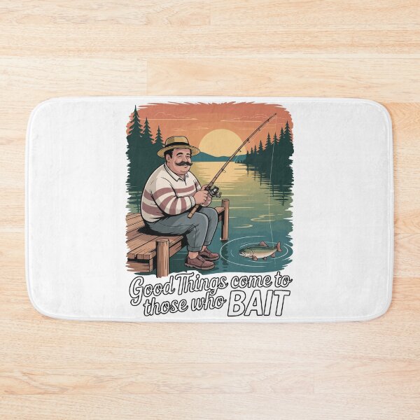 Item preview, Good Things Come to Those Who Bait - Funny Fishing Design designed and sold by e-milka.