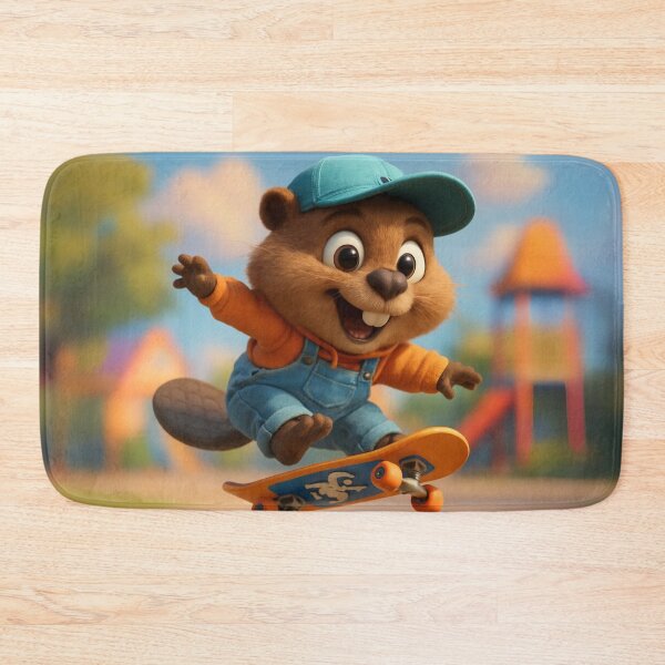 Item preview, Skater Beaver designed and sold by Sillytoe.
