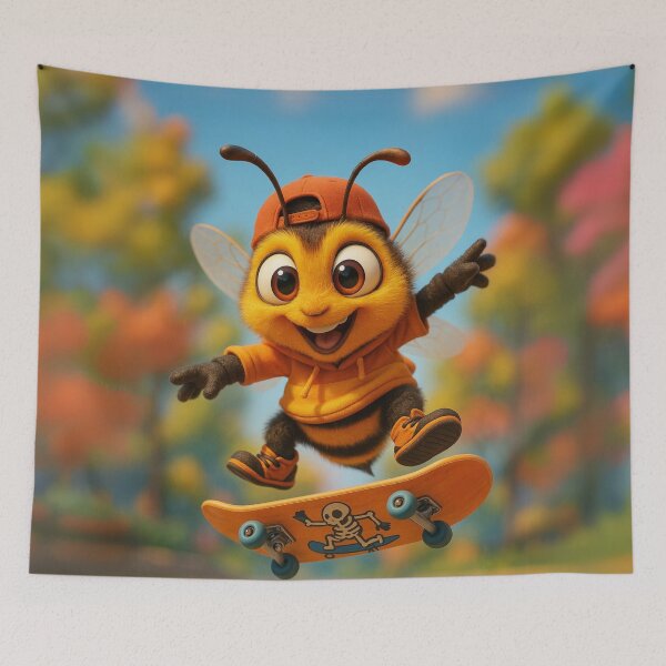 Item preview, Skater Africanized Bee with Attitude designed and sold by Sillytoe.