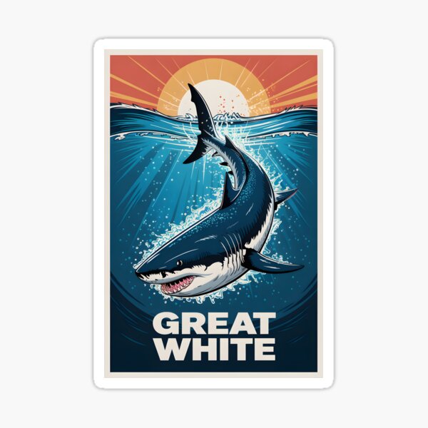 Item preview, Great White Shark designed and sold by BuxomBabe21.