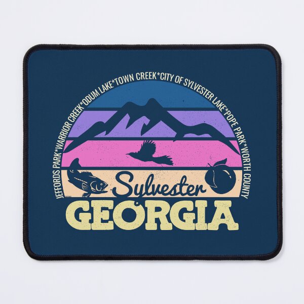 Item preview, Sylvester Georgia Sunset Retro Vintage Local Pride Logo designed and sold by CRHPOD20.