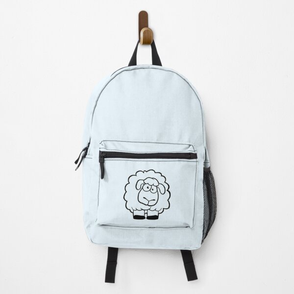 Item preview, Small Sheep Looks Stupid Cute Curious Cartoon Cool designed and sold by shirt-o-mat.