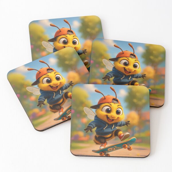 Item preview, Skater Africanized Bee designed and sold by Sillytoe.
