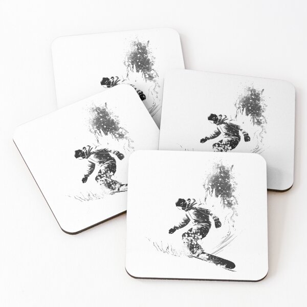 Item preview, Snowboarder Surge - Line Art Action designed and sold by ShadowAndSlate.