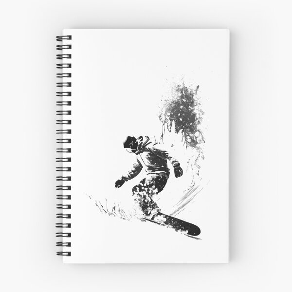 Item preview, Snowboarder Surge - Line Art Action designed and sold by ShadowAndSlate.