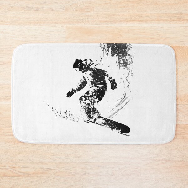 Item preview, Snowboarder Surge - Line Art Action designed and sold by ShadowAndSlate.