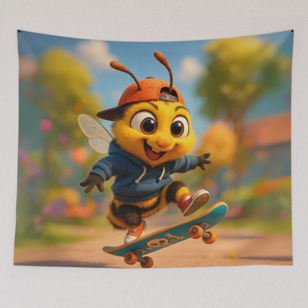 Item preview, Skater Africanized Bee designed and sold by Sillytoe.