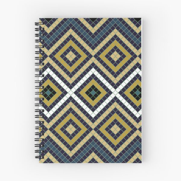 Item preview, Retro Geometric Squares with Ethnic Flair designed and sold by Tarjiart.