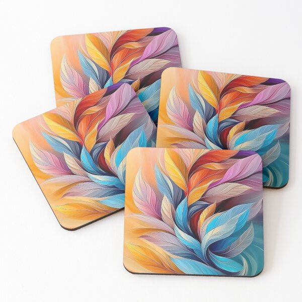 Item preview, Winds of color. colorful symphony of feathers designed and sold by GhadeerGhonaim.