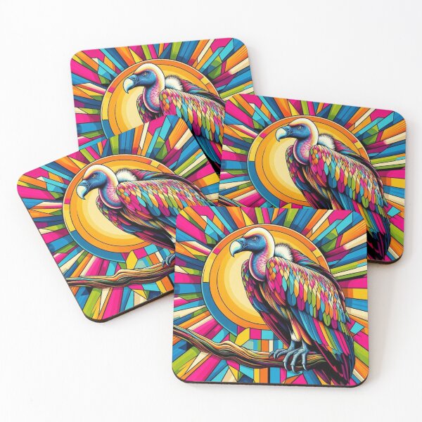 Item preview, vulture in pop art style designed and sold by Dogandesighn.