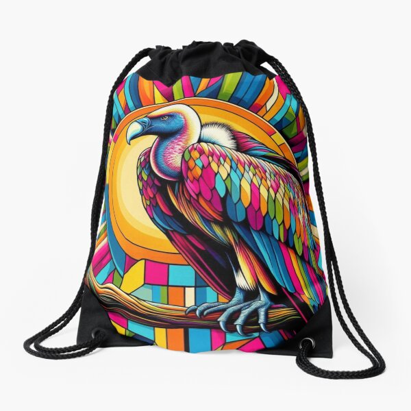 Item preview, vulture in pop art style designed and sold by Dogandesighn.