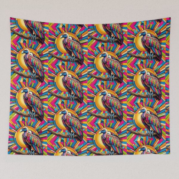 Item preview, vulture in pop art style designed and sold by Dogandesighn.