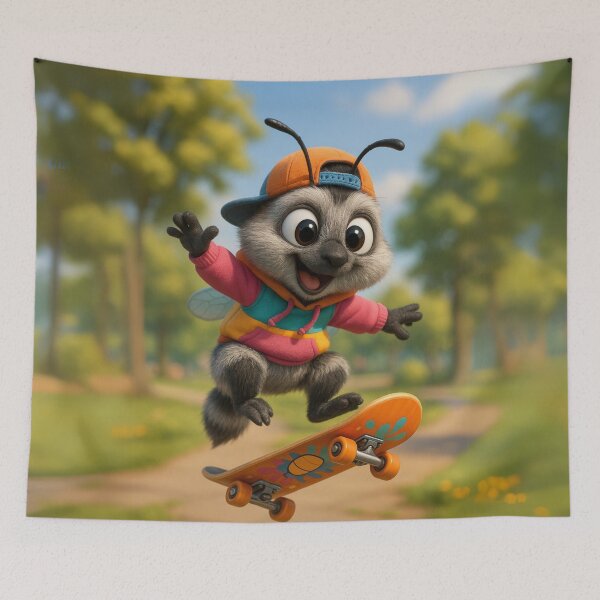 Item preview, Skater Ashy Mining Bee designed and sold by Sillytoe.
