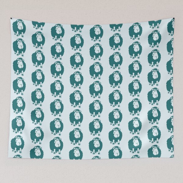 Item preview, Sheep Looks Stupid Cute Funny Silly Cool Crazy Fun designed and sold by shirt-o-mat.