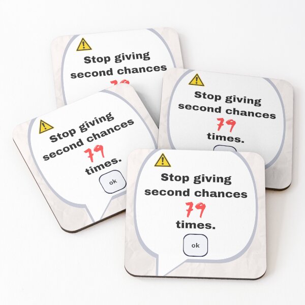 Item preview, Stop Giving Second Chances – 79 Times | Pop-up Sarcastic Quote designed and sold by ElinorVania.