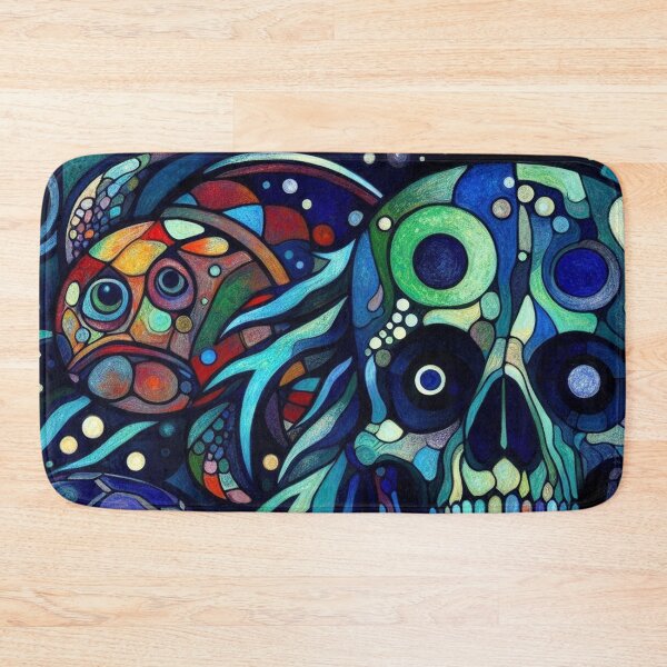 Item preview, Abstract Dark Skull Art designed and sold by TheDarkWardrobe.