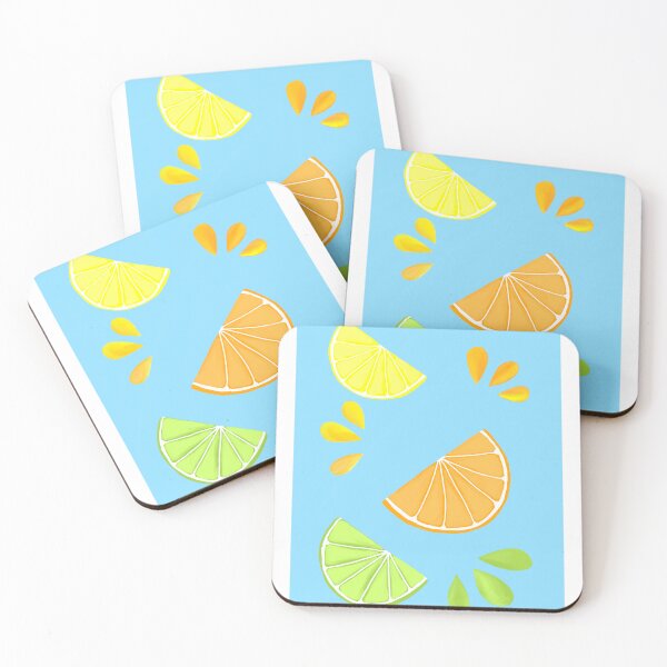 Item preview, blue citrus print designed and sold by kittyjn.