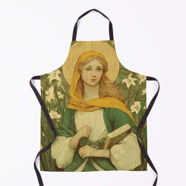 Item preview, Saint Dymphna designed and sold by SanctifiedSouls.