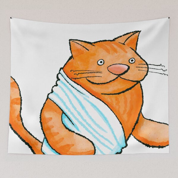 Item preview, Greek yogurt toga cat designed and sold by Pineapacat & Tiki Topo.