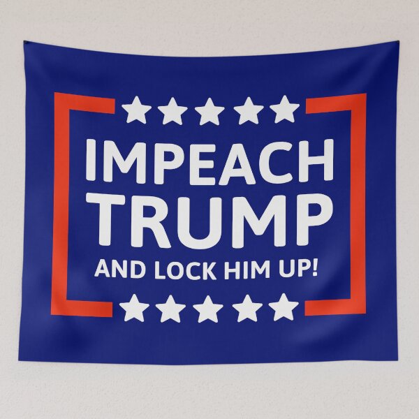 Item preview, Impeach Trump and lock him up.  designed and sold by Rachel the Artist .