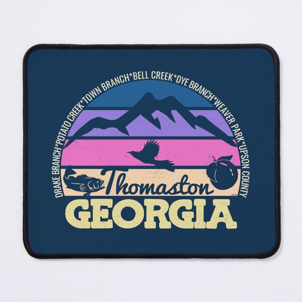 Item preview, Thomaston Georgia Sunset Retro Vintage Local Pride Logo designed and sold by CRHPOD20.