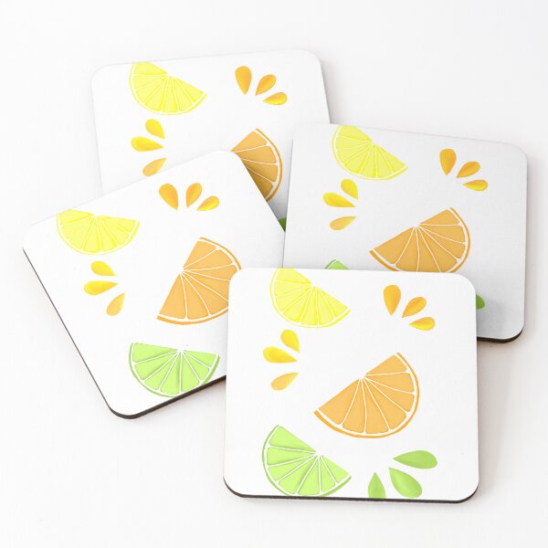 Item preview, white citrus print designed and sold by kittyjn.